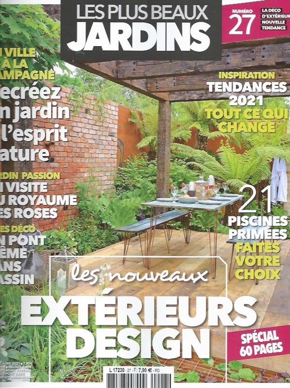 Les Plus Beaux Jardins magazine feature