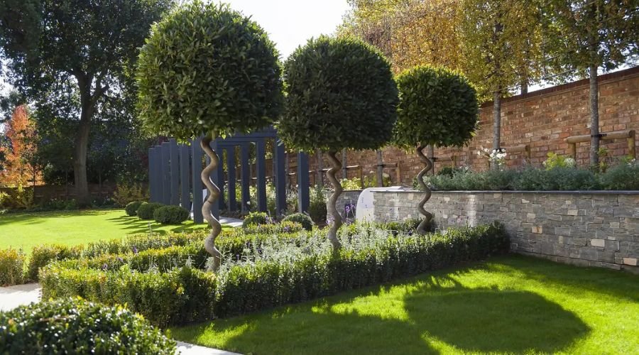 A landscaped garden designed by Raine Garden Design.